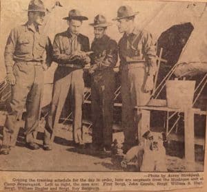 Camp Beauregard, LA - getting training schedule